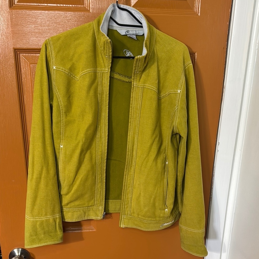 Mcloudveil Olive Green Suede Jacket